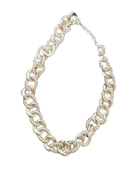 Vintage Chunky Gold Chain Necklace