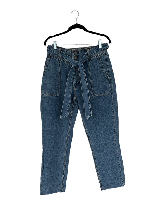 ABERCROMBIE & FITCH Belted Mom Jeans