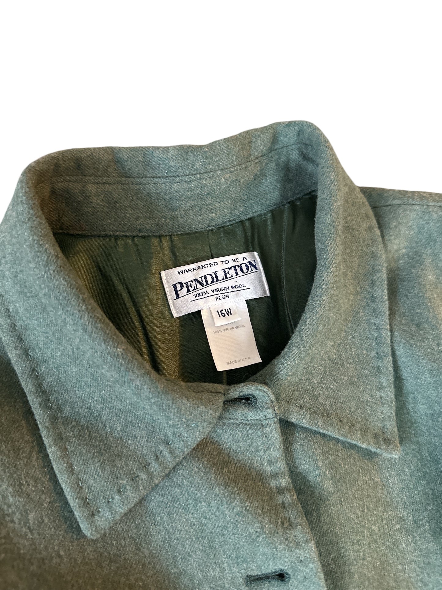 PENDLETON Green Wool Jacket