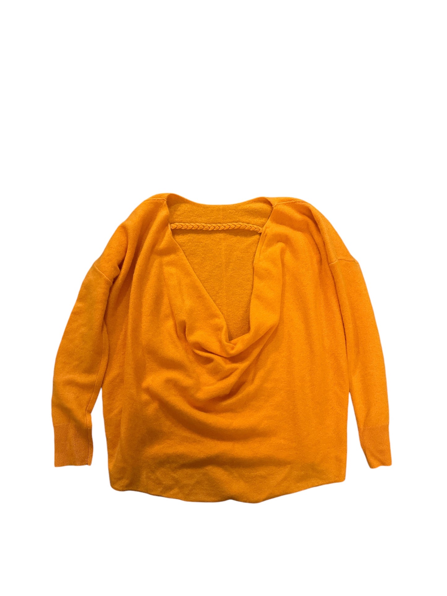 ANTHROPOLOGIE Orange Cashmere Sweater