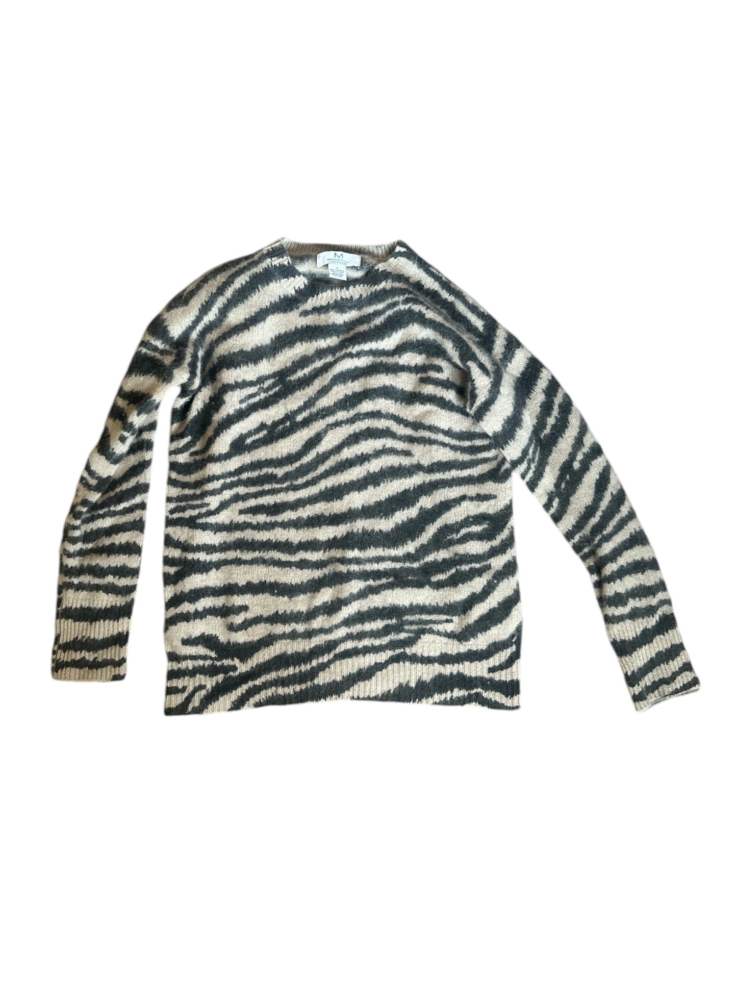 MAGASCHONI Cashmere Zebra Print Sweater