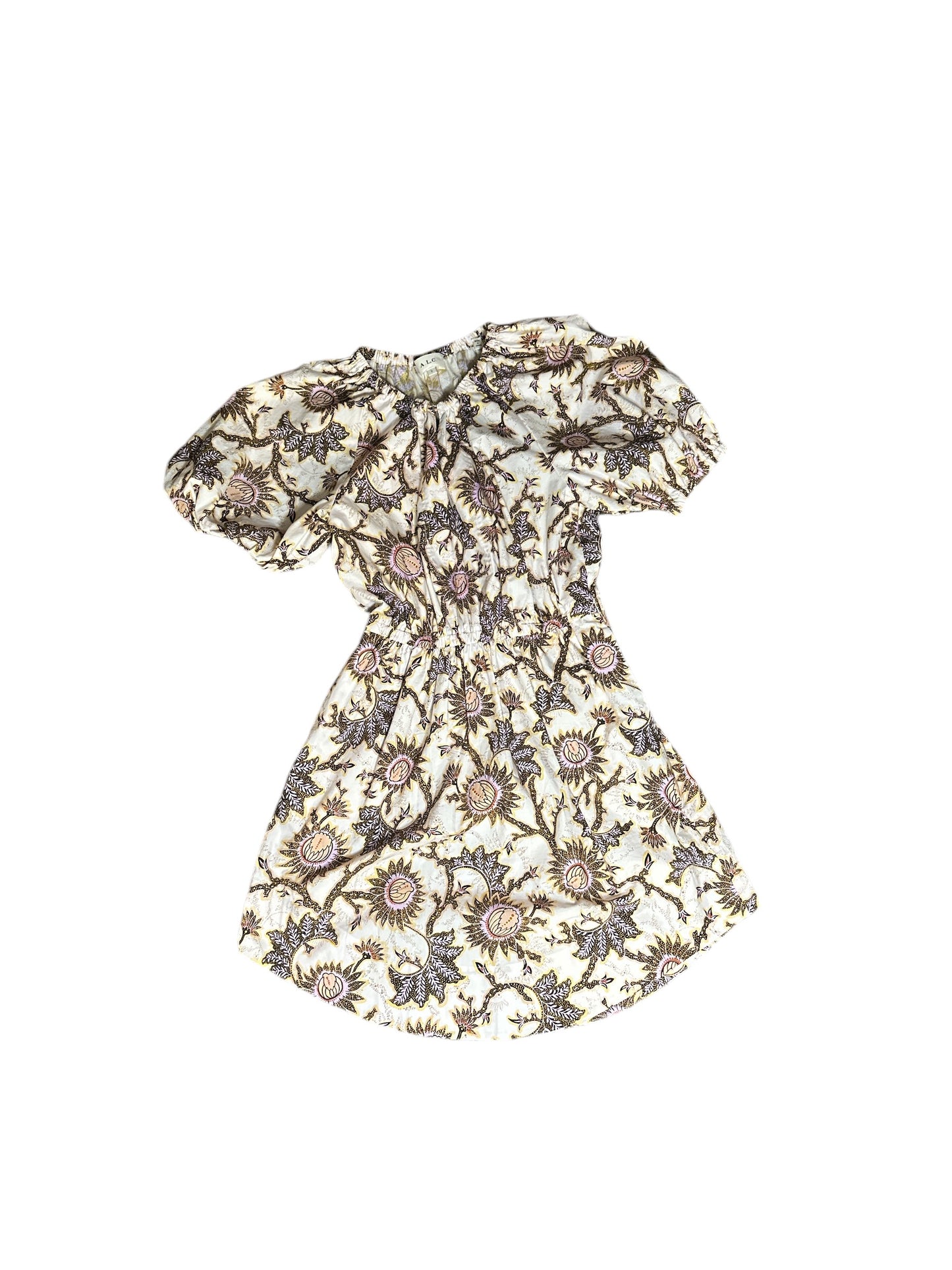 A.L.C Purple Cream Floral Dress