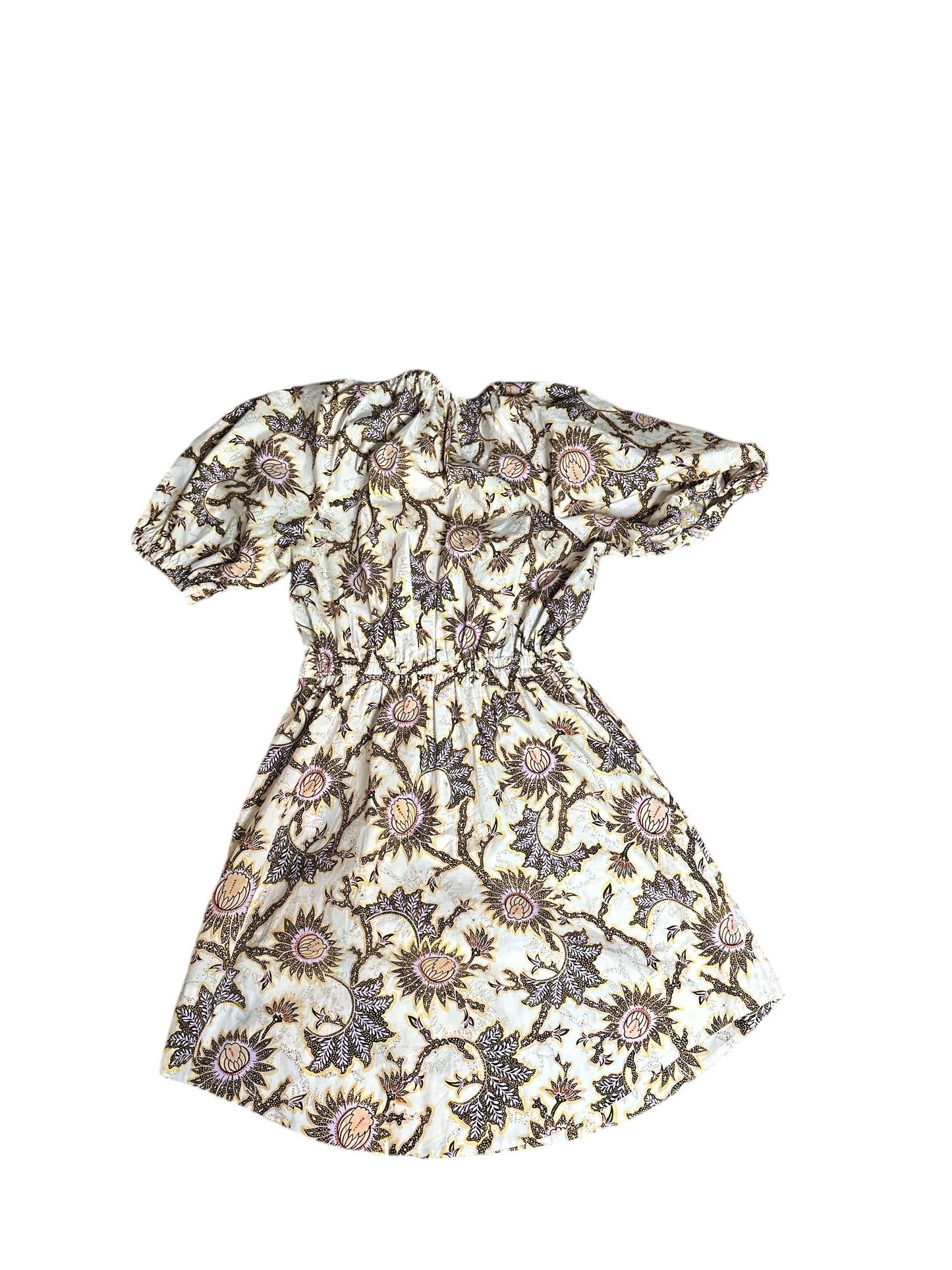 A.L.C Purple Cream Floral Dress