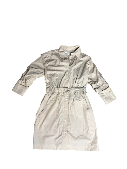 DEREK LAM 10 CROSBY Khaki Shirt Dress