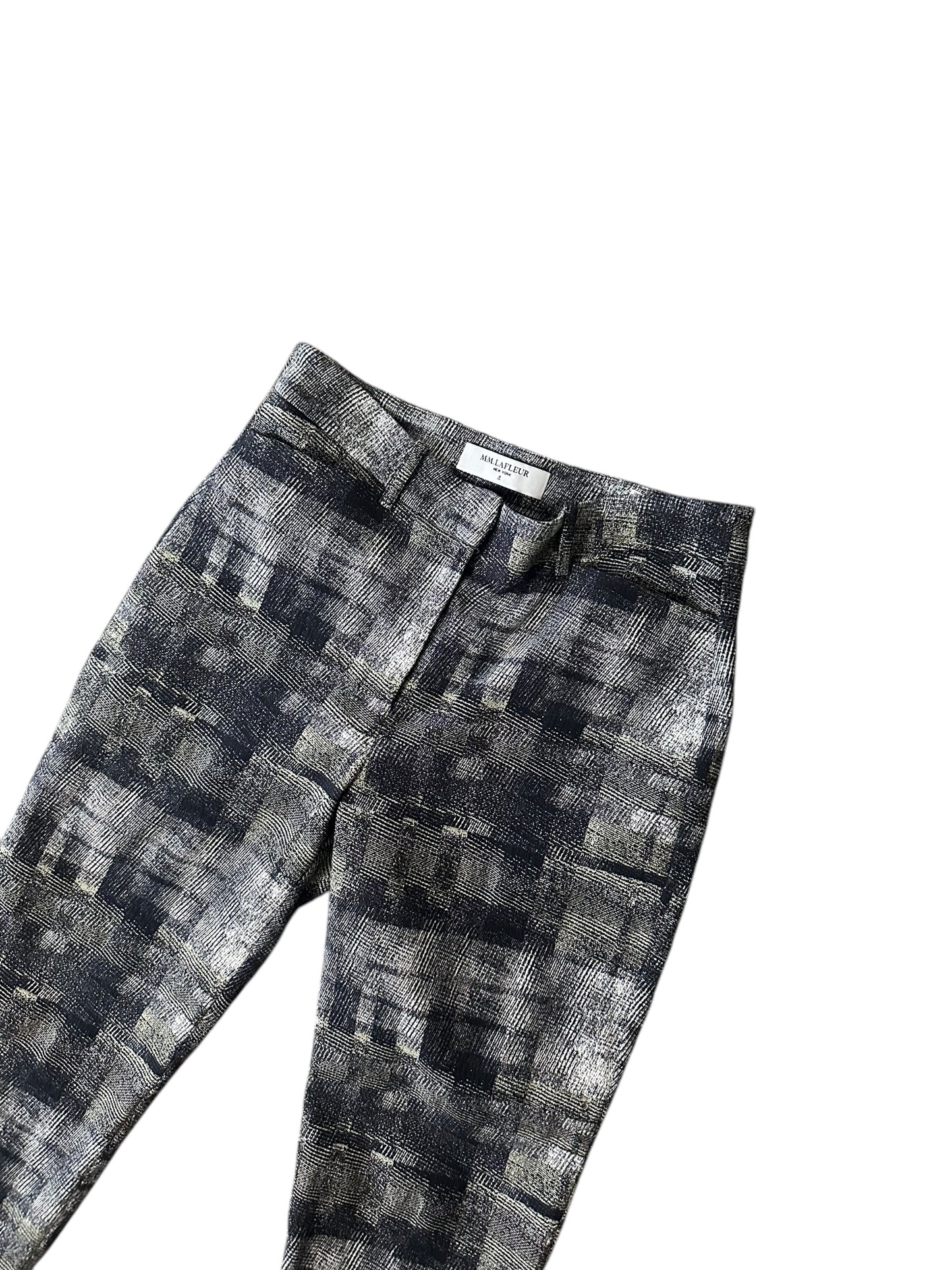 MM LAFLEUR Abstract Print Trousers