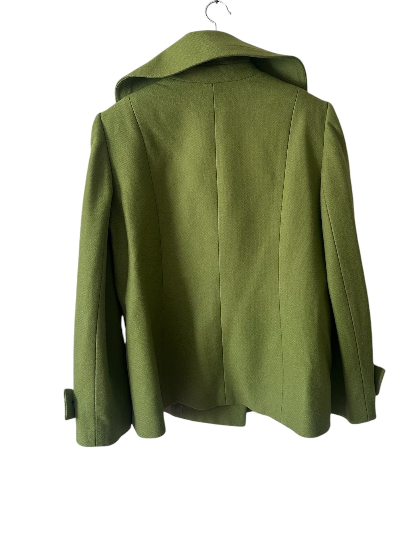 ANTONIO MELANI Green Wool Pea Coat