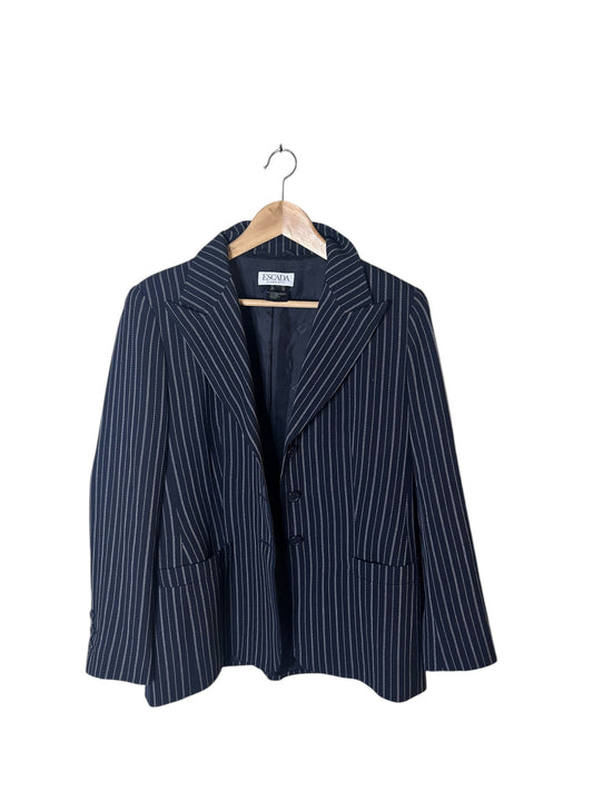 ESCADA Navy Pinstripe Blazer