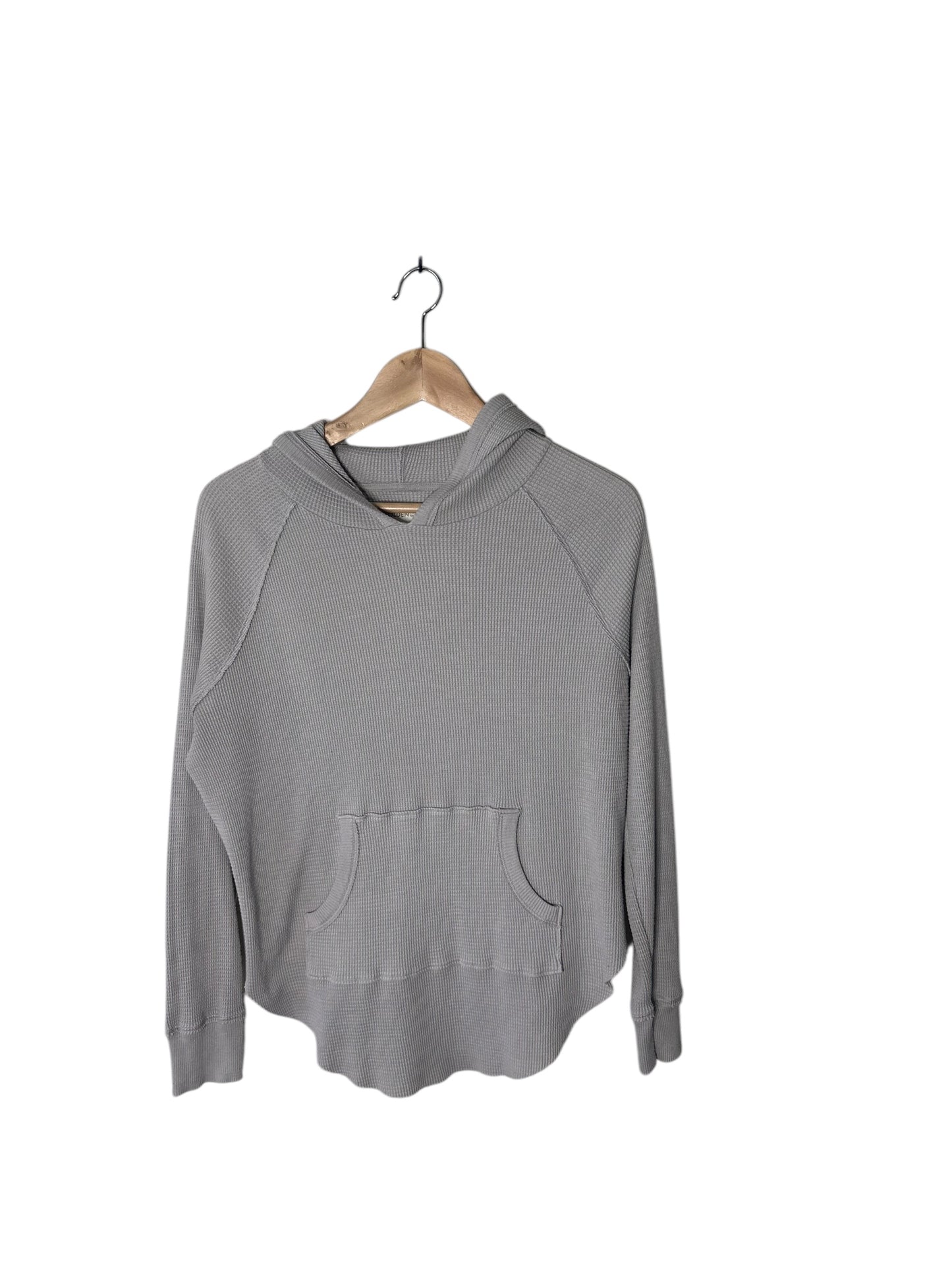 ARITZIA Neutral Waffle Knit Oversized Hoodie