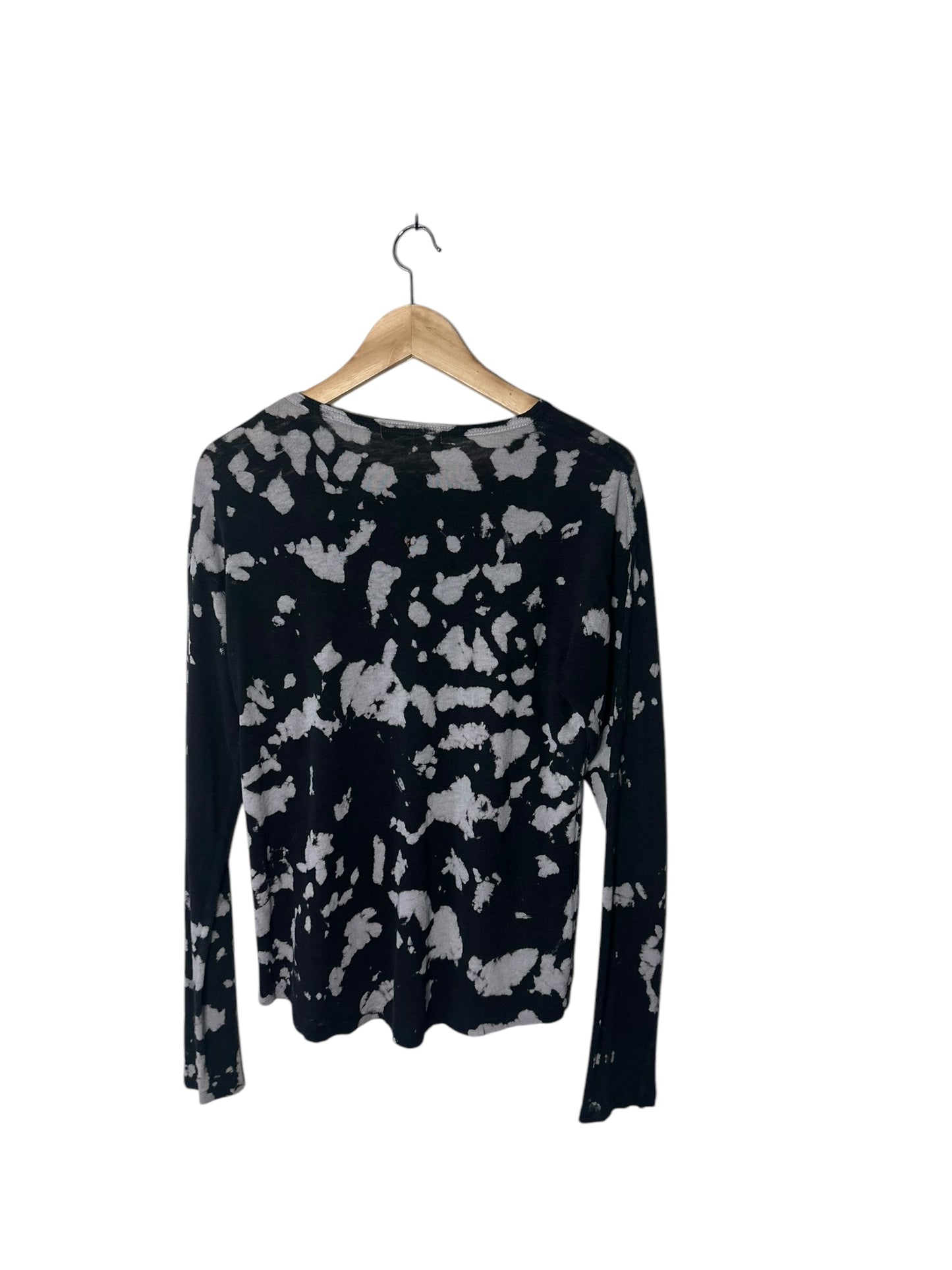 AMO Black Tie Dye Long Sleeve Tee