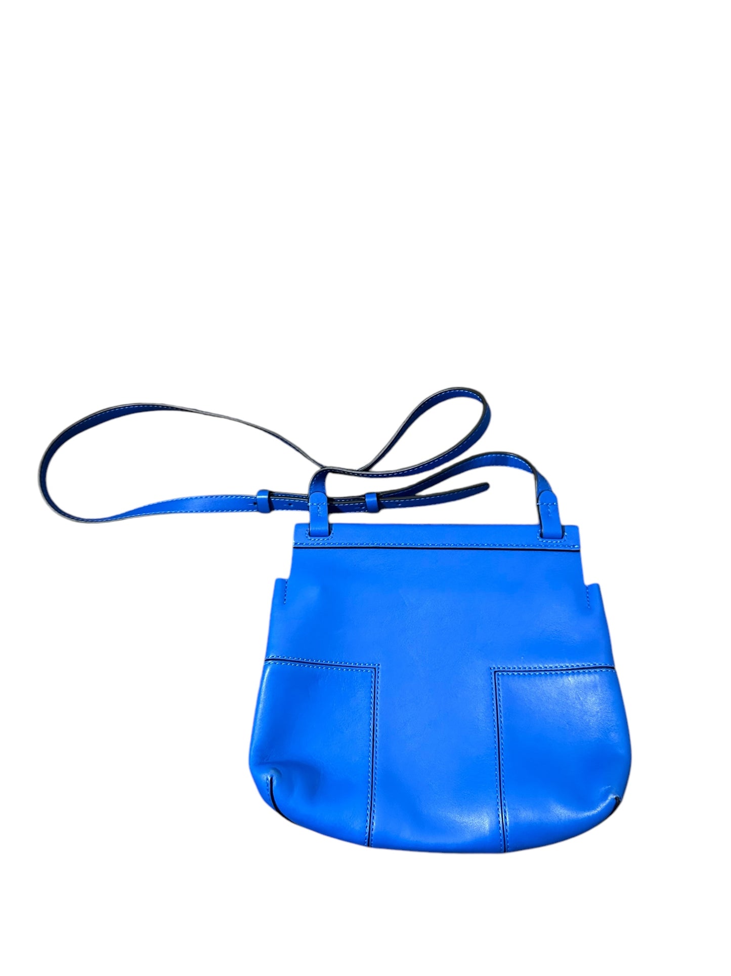 TORY BURCH Blue Leather Crossbody Bag